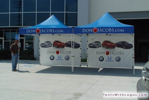 10 x 10 Pop Up Tent - Don Jacobs